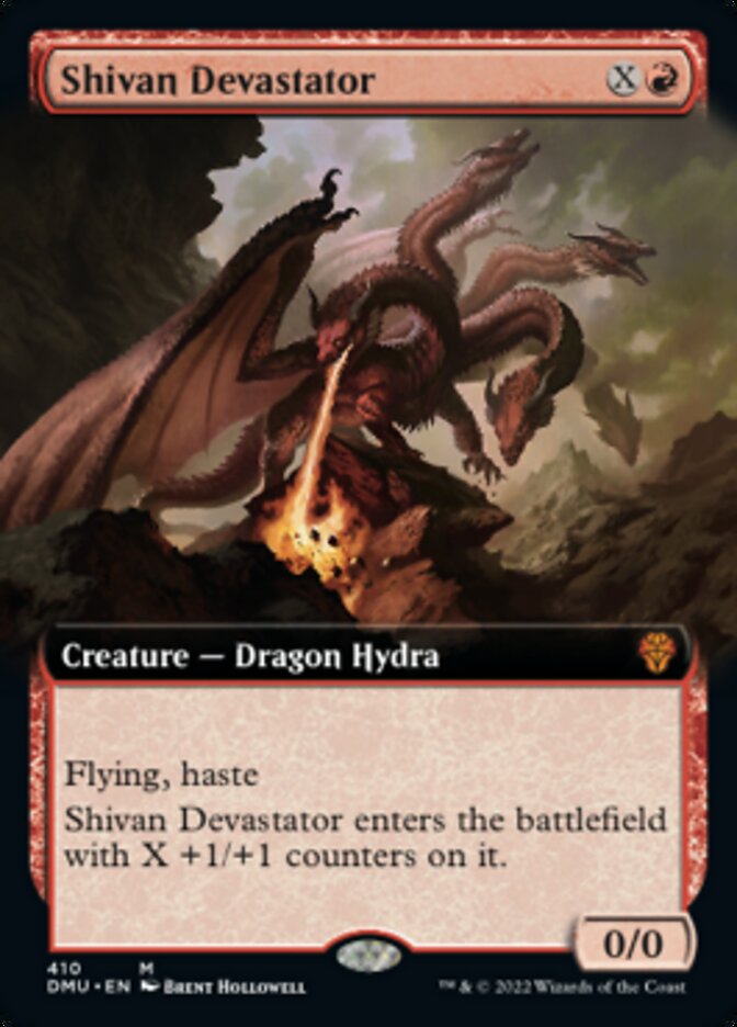 Shivan Devastator (Extended Art) [Dominaria United] | Grognard Games