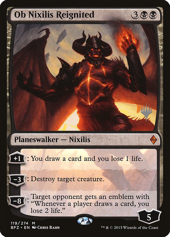 Ob Nixilis Reignited (Promo Pack) [Battle for Zendikar Promos] | Grognard Games