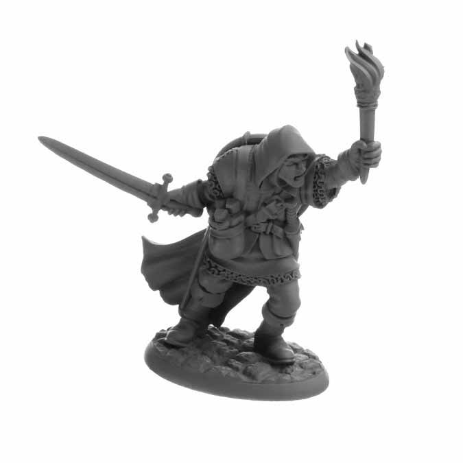 Bones 07067 Derrell Brumby, Human Fighter | Grognard Games