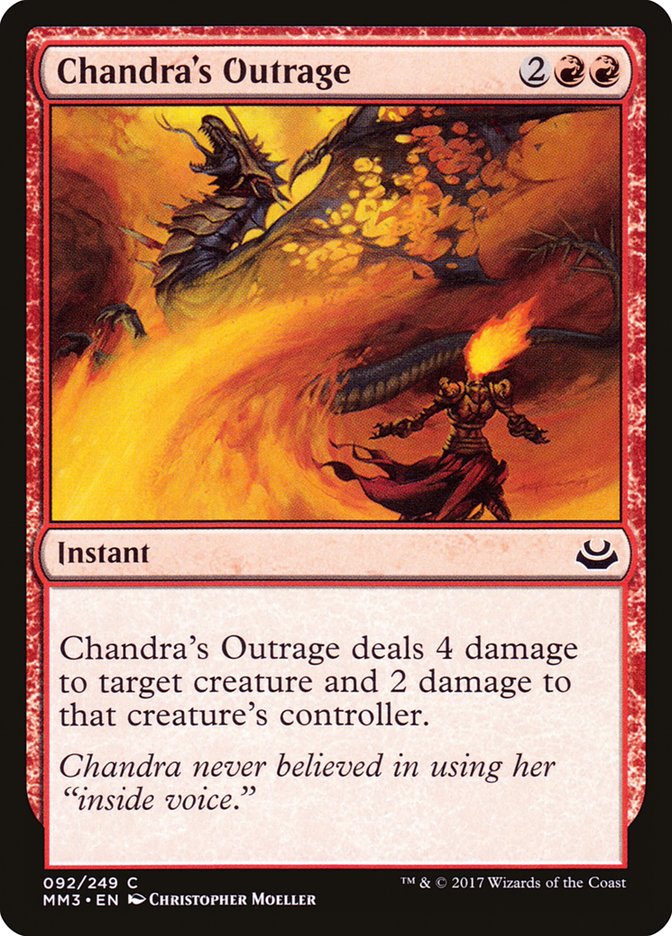 Chandra's Outrage [Modern Masters 2017] | Grognard Games