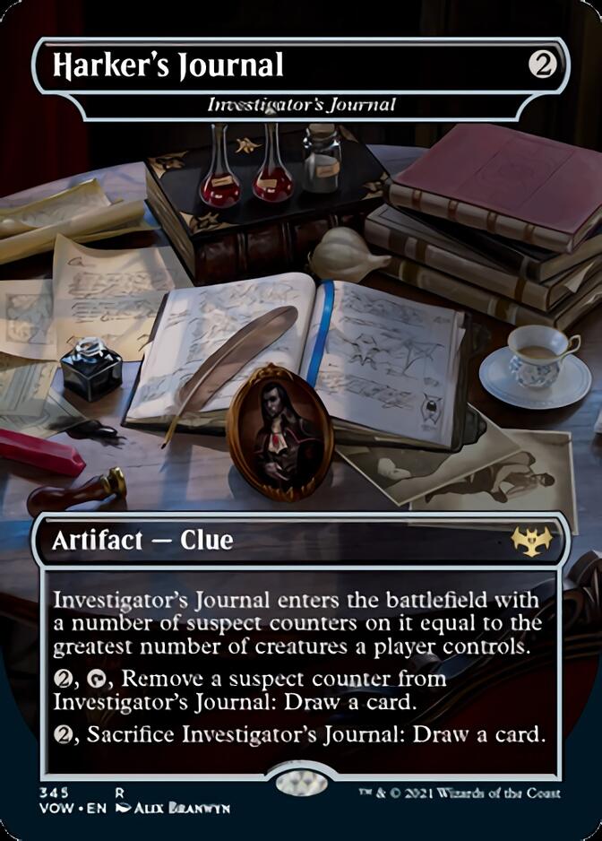 Investigator's Journal - Harker's Journal [Innistrad: Crimson Vow] | Grognard Games