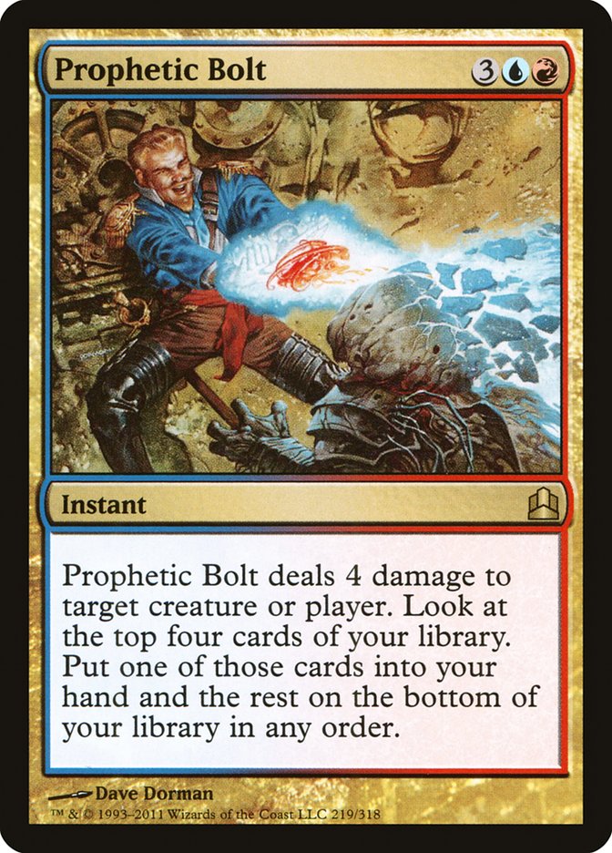 Prophetic Bolt [Commander 2011] | Grognard Games