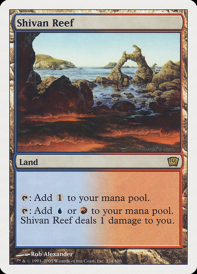 Shivan Reef [Ninth Edition] | Grognard Games