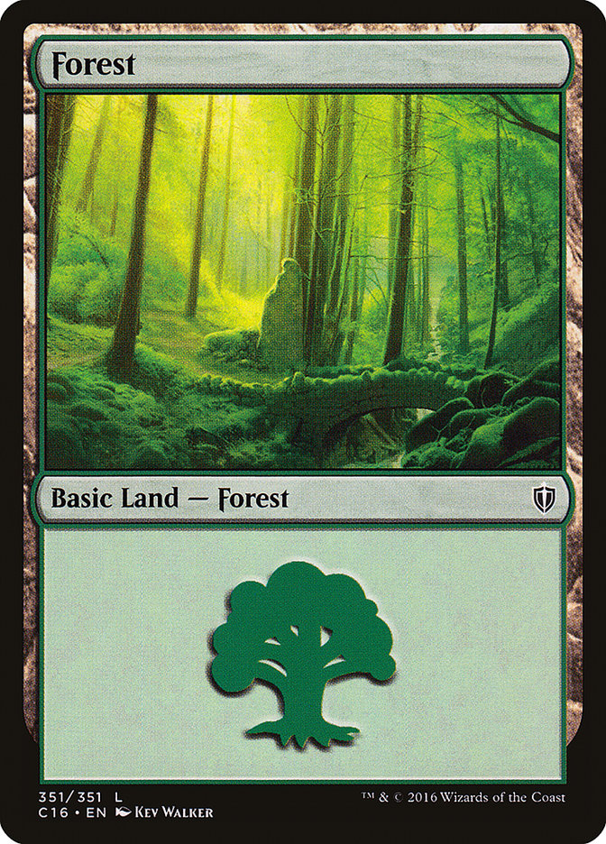 Forest (351) [Commander 2016] | Grognard Games