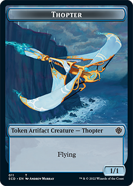 Bird // Thopter Double-Sided Token [Starter Commander Decks] | Grognard Games