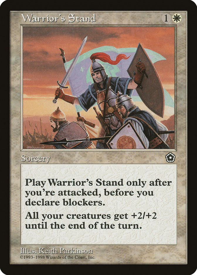 Warrior's Stand [Portal Second Age] | Grognard Games