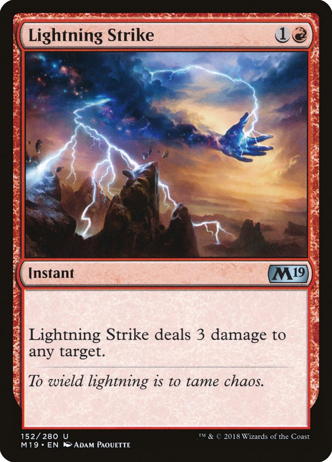 Lightning Strike [Core Set 2019] | Grognard Games