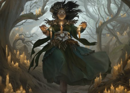 Candlegrove Witch 1 Art Card [Innistrad: Midnight Hunt Art Series] | Grognard Games