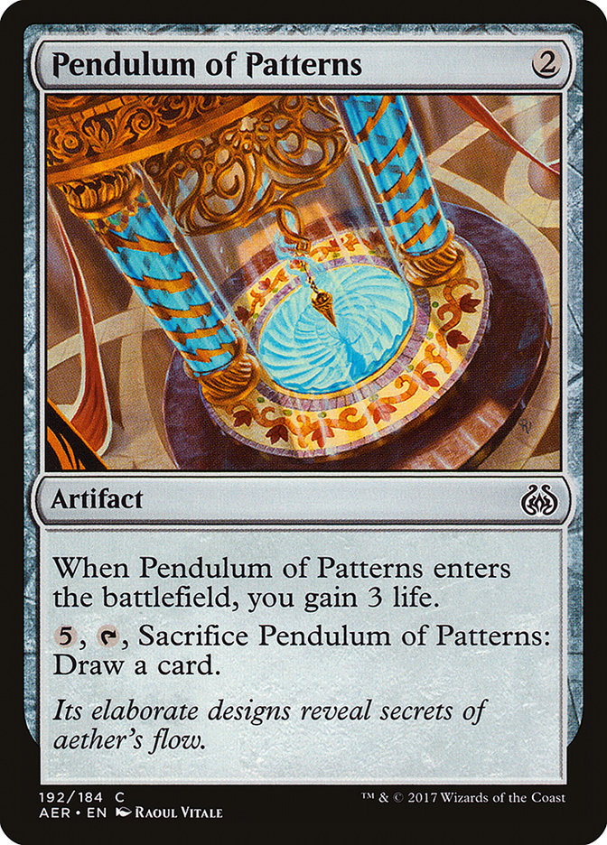 Pendulum of Patterns [Aether Revolt] | Grognard Games