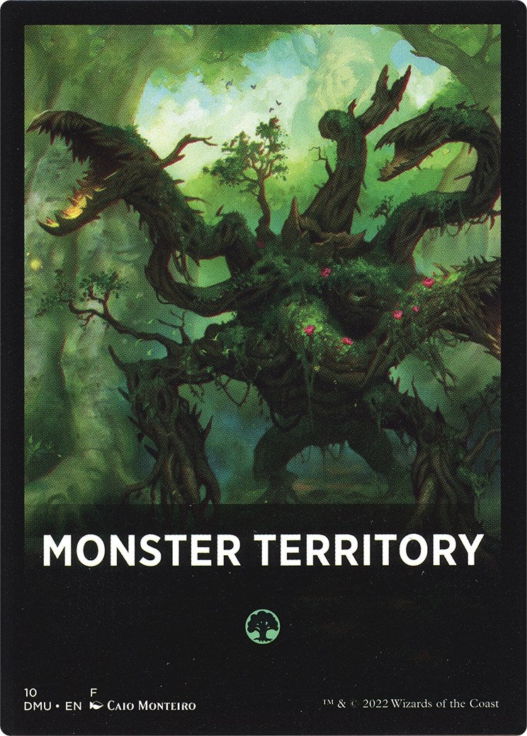 Monster Territory Theme Card [Dominaria United Tokens] | Grognard Games