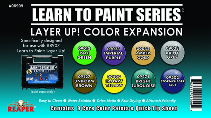 08909 Learn to paint Series Layer Up Color ExpansionRPR | Grognard Games