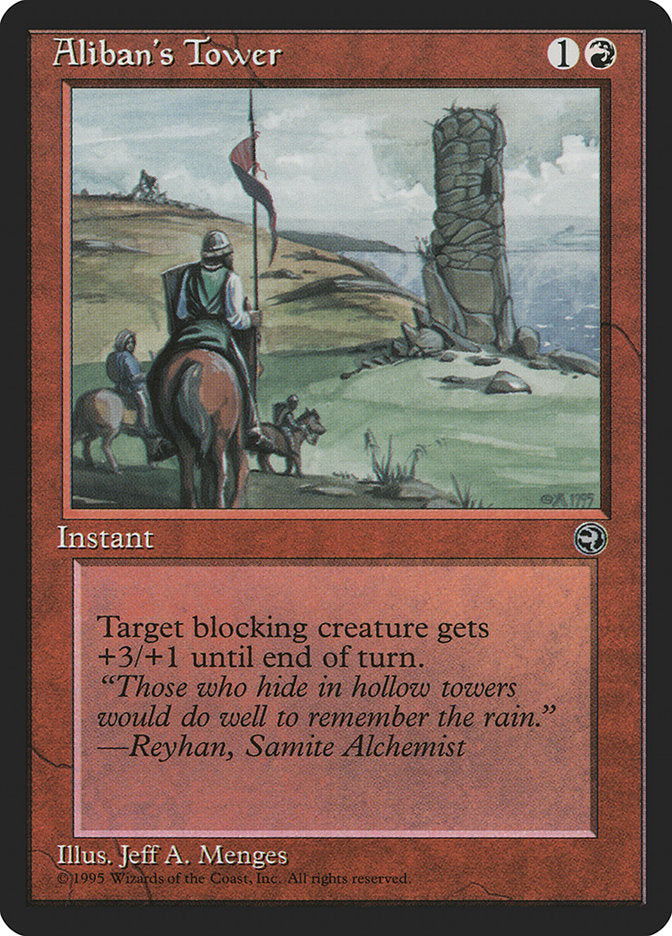 Aliban's Tower (Reyhan Flavor Text) [Homelands] | Grognard Games