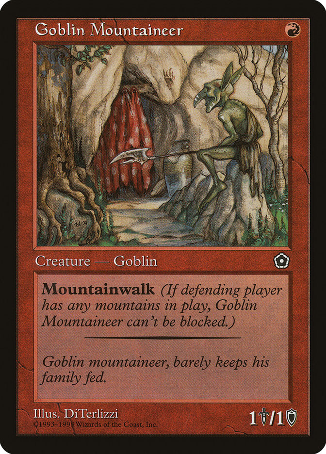 Goblin Mountaineer [Portal Second Age] | Grognard Games