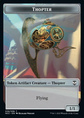 Thopter // Treasure (013) Double-sided Token [Streets of New Capenna Commander Tokens] | Grognard Games