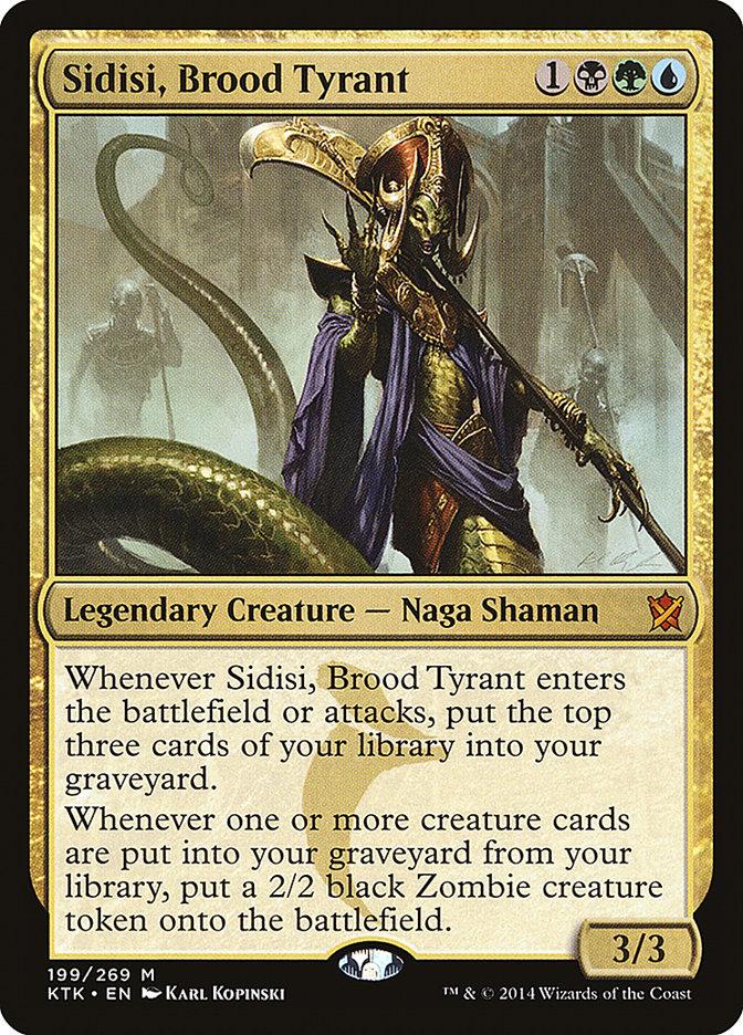 Sidisi, Brood Tyrant [Khans of Tarkir] | Grognard Games