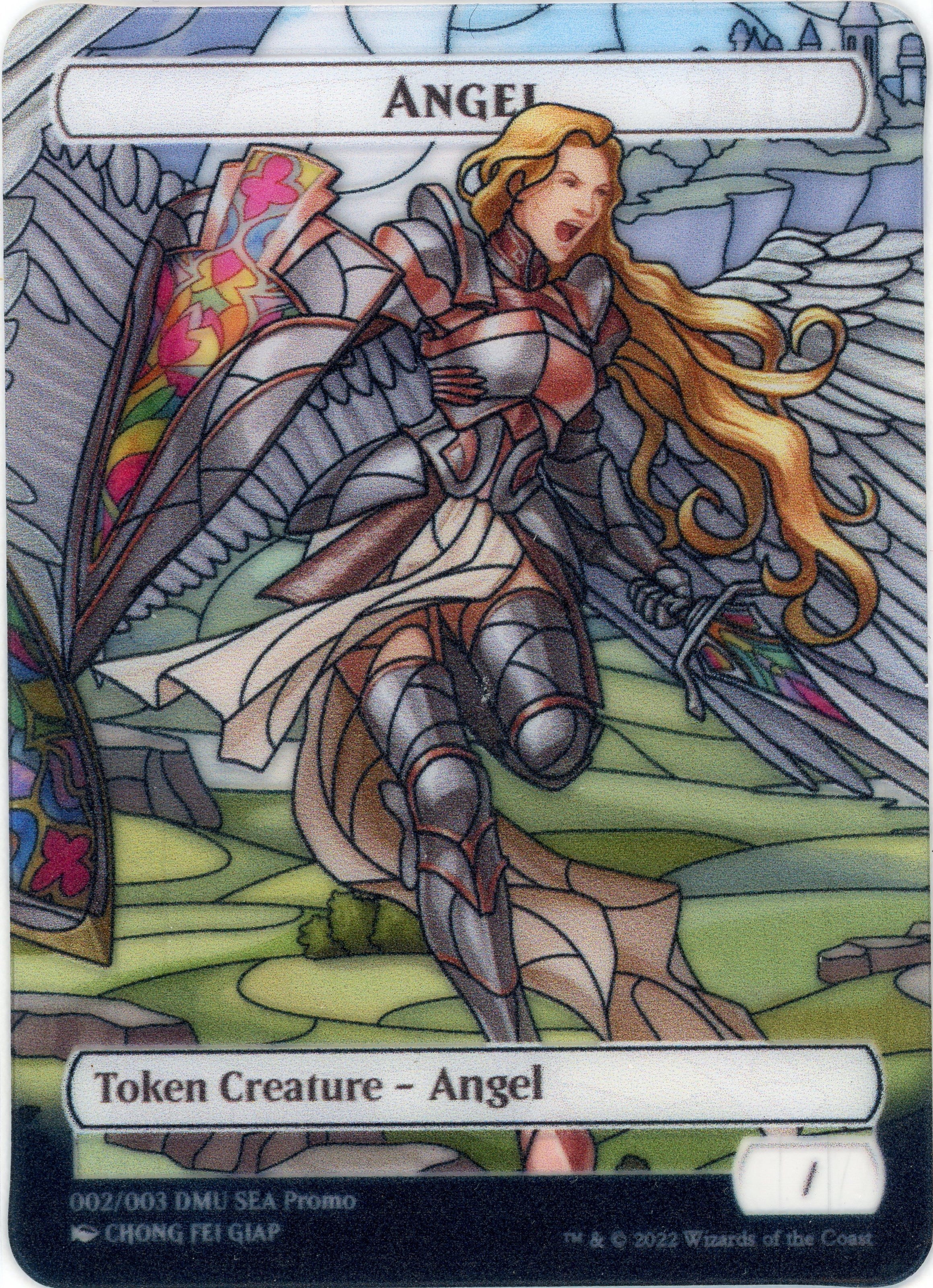 Angel Token (SEA Exclusive) [Dominaria United Tokens] | Grognard Games