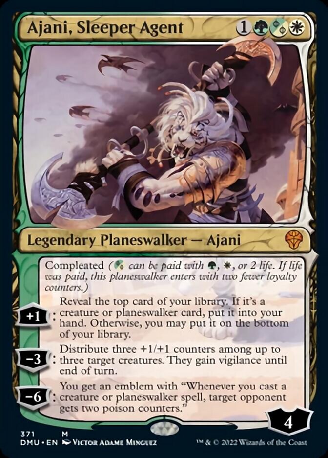 Ajani, Sleeper Agent (Showcase) [Dominaria United] | Grognard Games