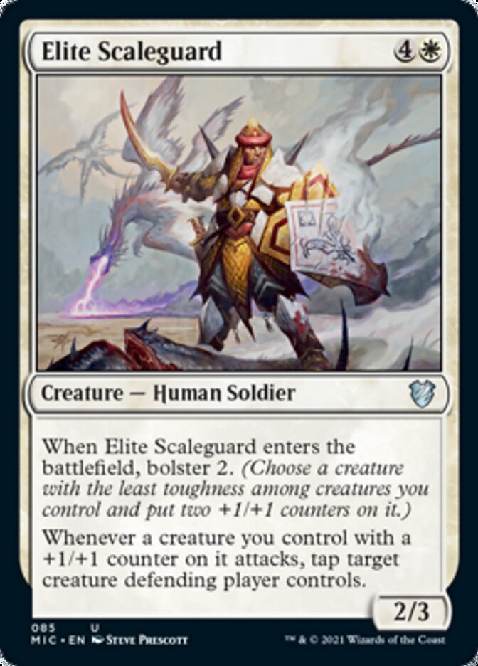 Elite Scaleguard [Innistrad: Midnight Hunt Commander] | Grognard Games