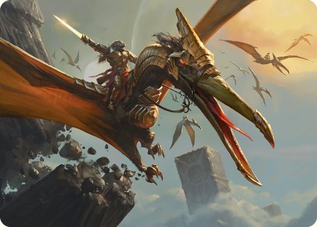 Skyhunter Strike Force Art Card [Phyrexia: All Will Be One Art Series] | Grognard Games