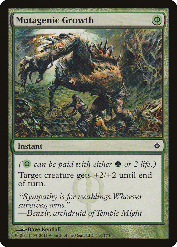 Mutagenic Growth [New Phyrexia] | Grognard Games