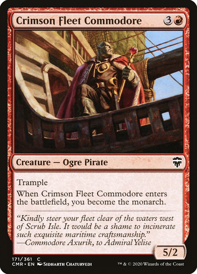 Crimson Fleet Commodore [Commander Legends] | Grognard Games