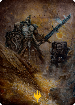 Dakkon, Shadow Slayer Art Card (48) (Gold-Stamped Signature) [Modern Horizons 2 Art Series] | Grognard Games