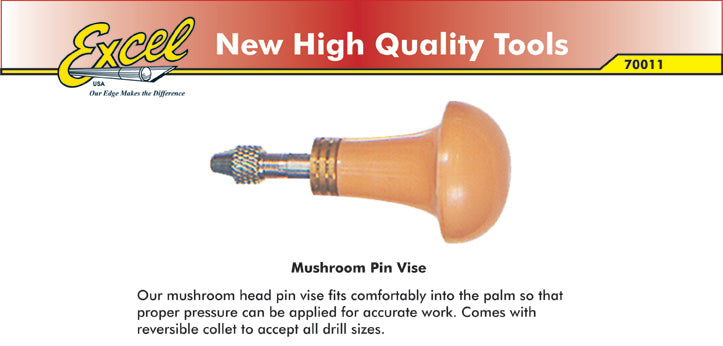 Excel Mushroom-Style Pin Vise | Grognard Games