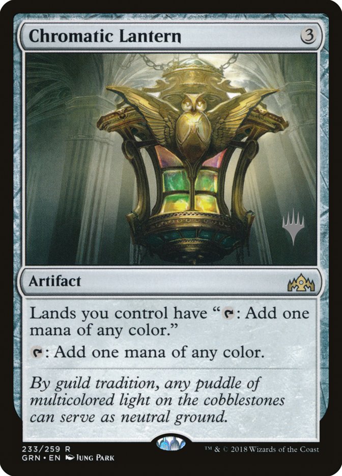 Chromatic Lantern (Promo Pack) [Guilds of Ravnica Promos] | Grognard Games