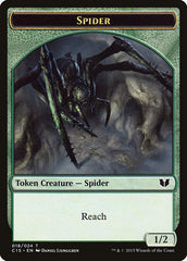 Saproling // Spider Double-Sided Token [Commander 2015 Tokens] | Grognard Games