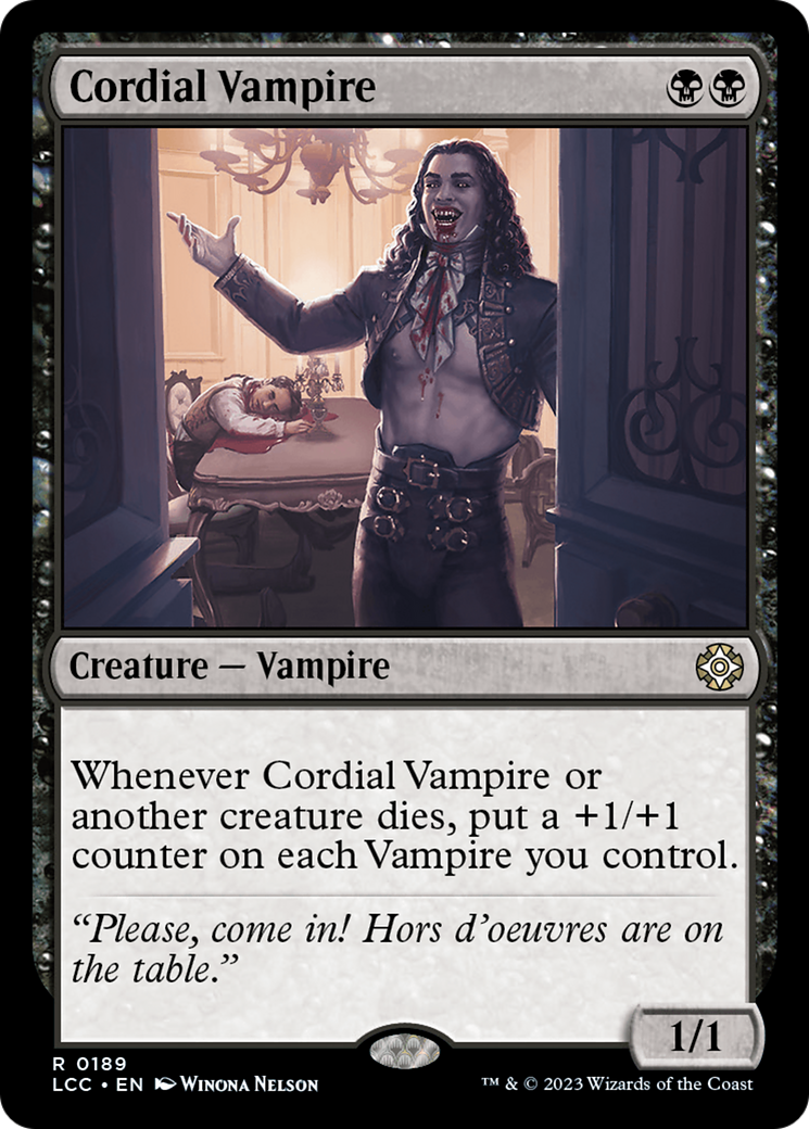 Cordial Vampire [The Lost Caverns of Ixalan Commander] | Grognard Games