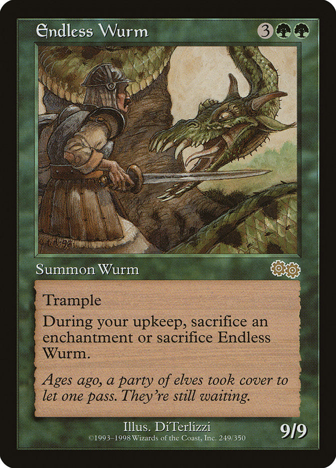 Endless Wurm [Urza's Saga] | Grognard Games