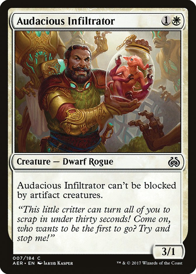 Audacious Infiltrator [Aether Revolt] | Grognard Games