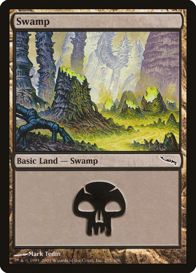 Swamp (295) [Mirrodin] | Grognard Games