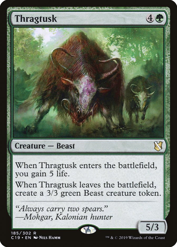 Thragtusk [Commander 2019] | Grognard Games