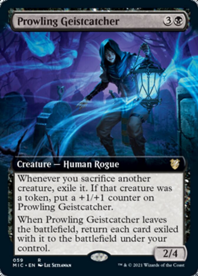 Prowling Geistcatcher (Extended) [Innistrad: Midnight Hunt Commander] | Grognard Games