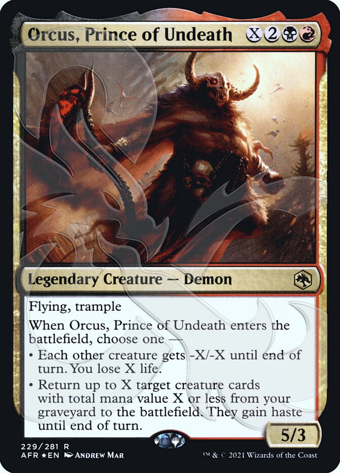 Orcus, Prince of Undeath (Ampersand Promo) [Dungeons & Dragons: Adventures in the Forgotten Realms Promos] | Grognard Games