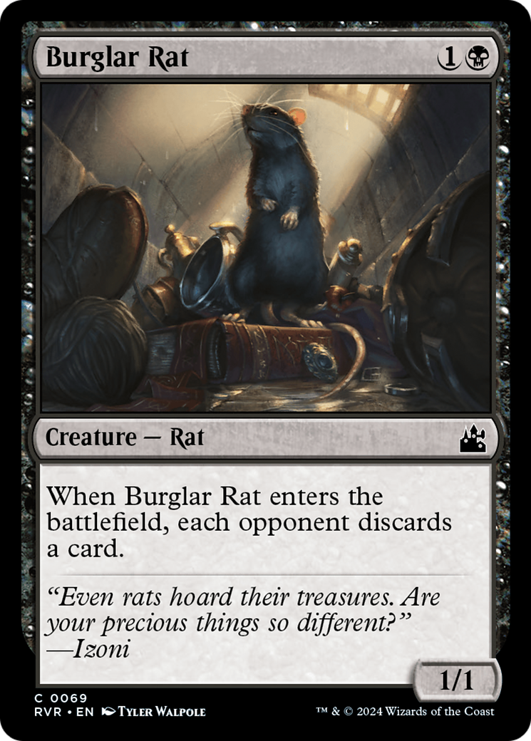 Burglar Rat [Ravnica Remastered] | Grognard Games