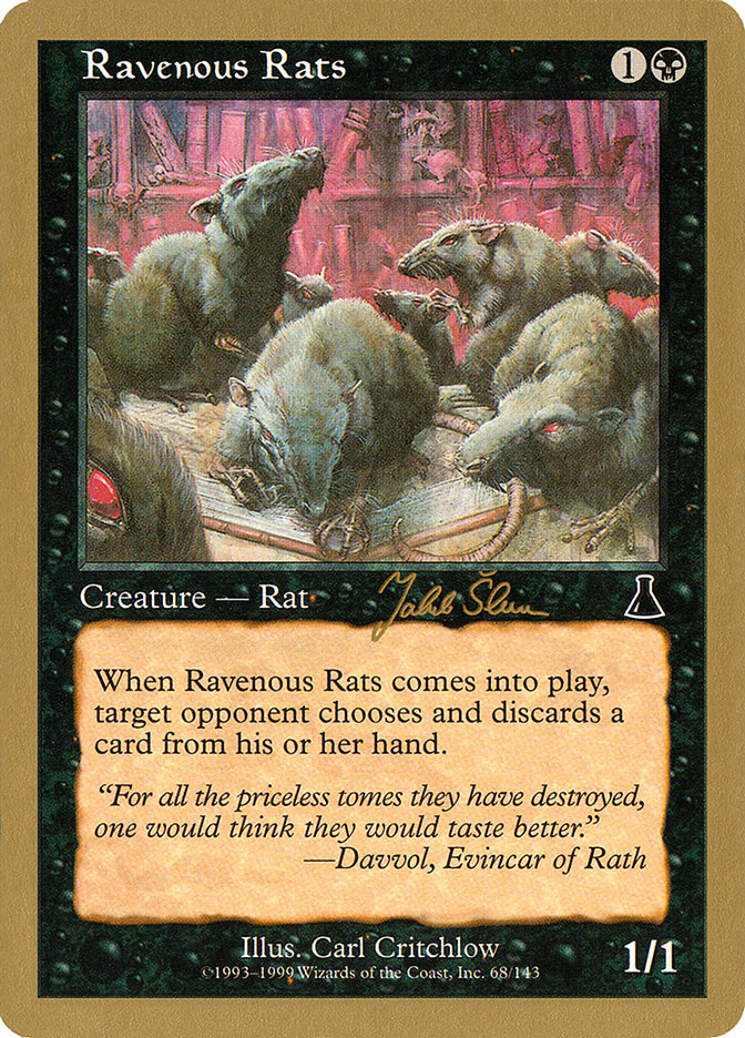 Ravenous Rats (Jakub Slemr) [World Championship Decks 1999] | Grognard Games