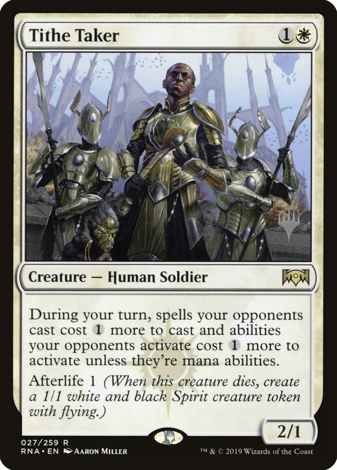 Tithe Taker (Promo Pack) [Ravnica Allegiance Promos] | Grognard Games