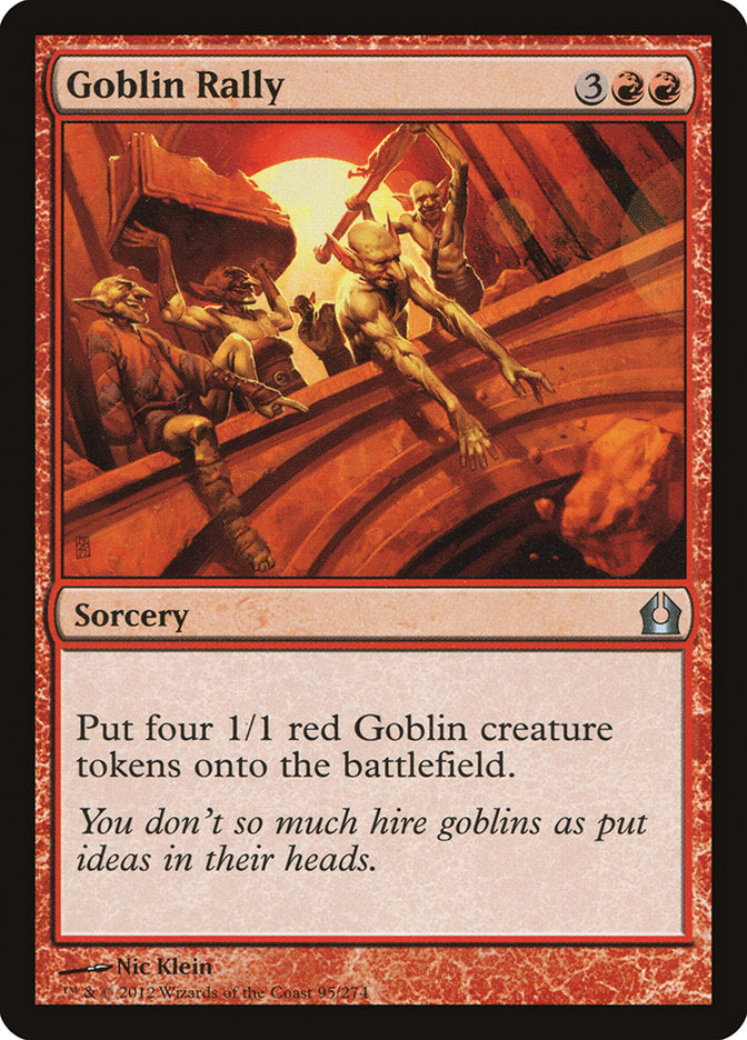 Goblin Rally [Return to Ravnica] | Grognard Games