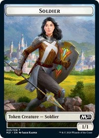 Soldier // Weird Double-sided Token [Core Set 2021 Tokens] | Grognard Games