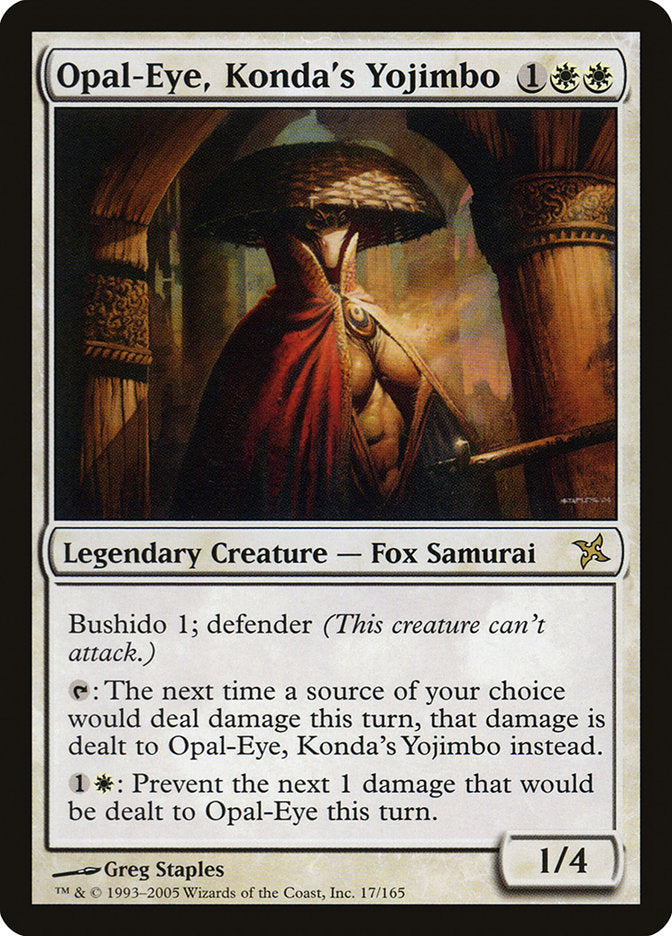 Opal-Eye, Konda's Yojimbo [Betrayers of Kamigawa] | Grognard Games