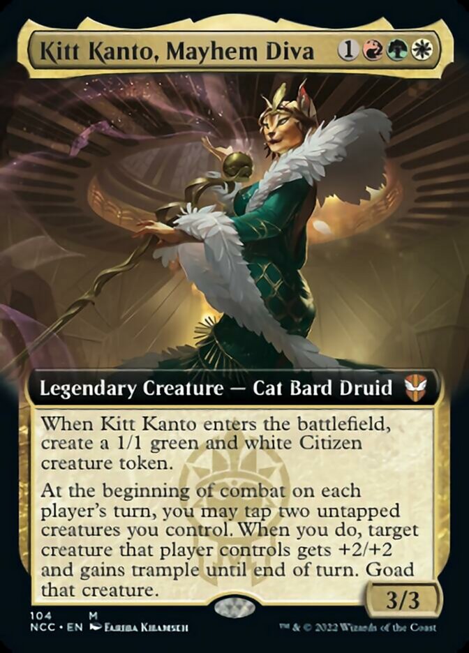 Kitt Kanto, Mayhem Diva (Extended Art) [Streets of New Capenna Commander] | Grognard Games