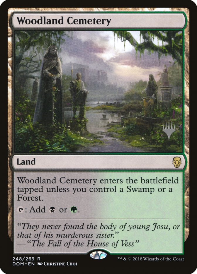 Woodland Cemetery (Promo Pack) [Dominaria Promos] | Grognard Games