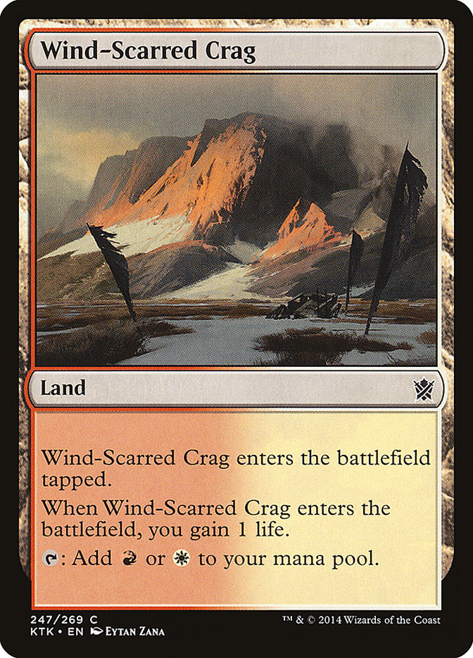 Wind-Scarred Crag [Khans of Tarkir] | Grognard Games