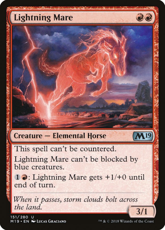 Lightning Mare [Core Set 2019] | Grognard Games