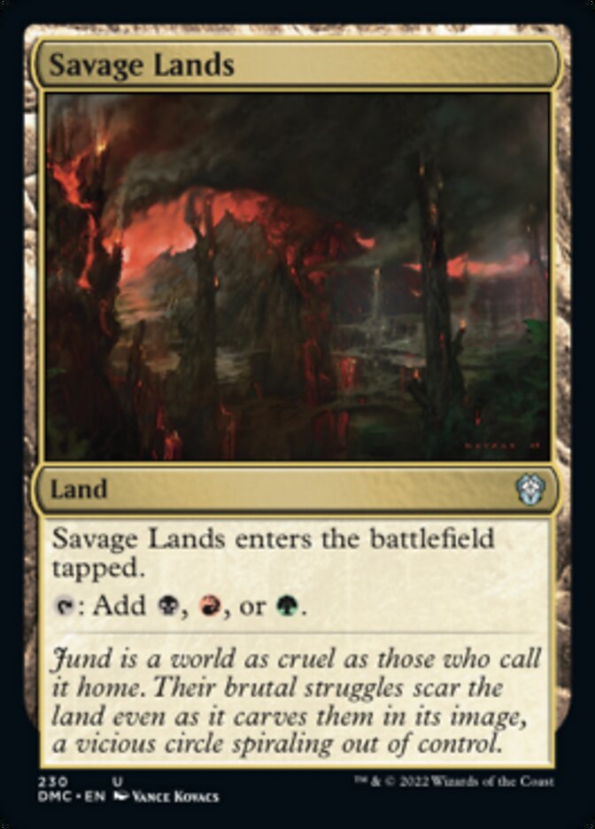 Savage Lands [Dominaria United Commander] | Grognard Games