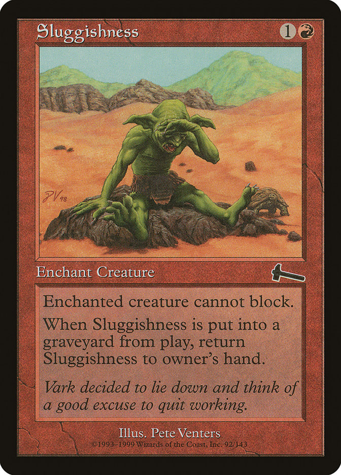 Sluggishness [Urza's Legacy] | Grognard Games