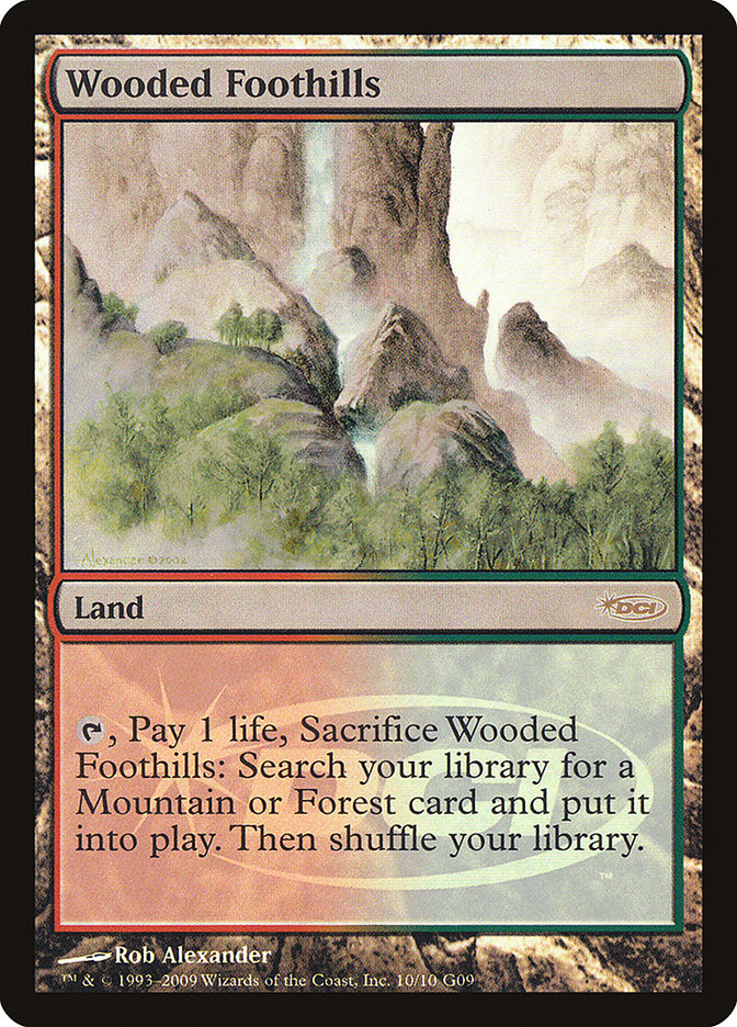Wooded Foothills [Judge Gift Cards 2009] | Grognard Games