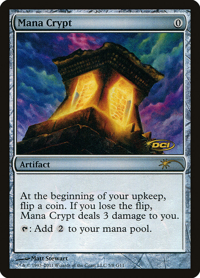 Mana Crypt [Judge Gift Cards 2011] | Grognard Games